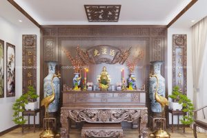 Hướng đặt bàn thờ hợp phong thủy sinh cát lợi cho gia chủ