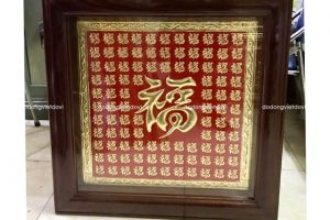 Tranh mừng thọ Bách Phúc bằng đồng đẹp nhất