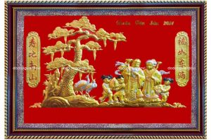 Tranh mừng thọ bằng đồng – Quà tặng sang trọng và ý nghĩa