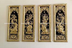 Ý nghĩa phong thủy và cách treo tranh tứ quý bằng đồng