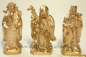 Tượng Tam đa Phúc Lộc Thọ bằng đồng