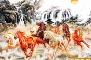 Tìm hiểu ý nghĩa sâu sắc ở bức tranh Mã đáo thành công