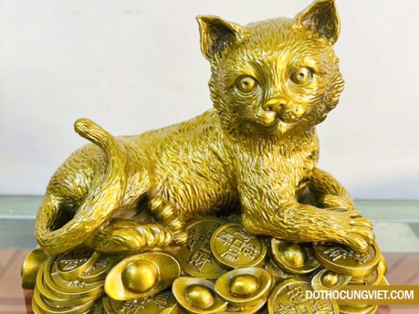 Tìm hiểu ý nghĩa linh vật tuổi Mão - Mèo phong thủy - Đồ Đồng Việt Dovi