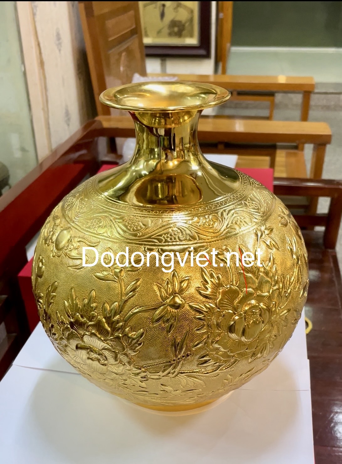 Bình hút lộc mạ vàng 24k