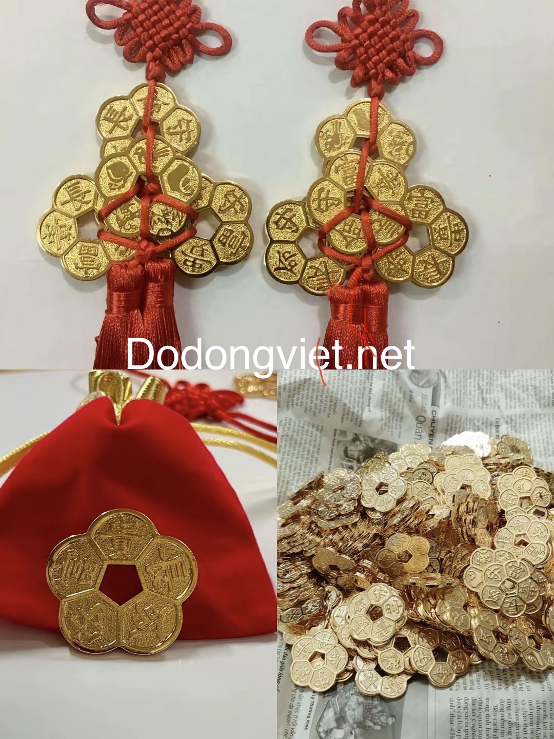 Hoa mai kim tiền mạ vàng 24k